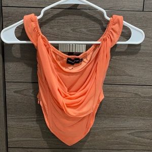 ORANGE CROP TOP